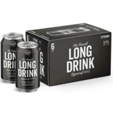 THE LONG DRINK COMPANY STRONG COCKTAIL 6PK