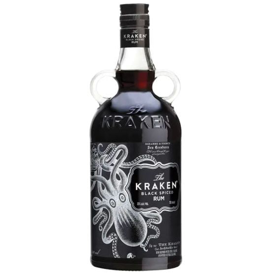 Kraken Black Spiced Rum Dark Label 70 Proof