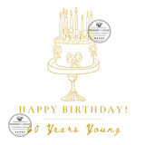 Custom "Birthday Cake" Engraved Wine Bottle 750 mL