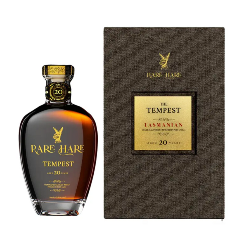Rare Hare 20 Year Tempest Tasmanian Single Malt Whiskey 750mL