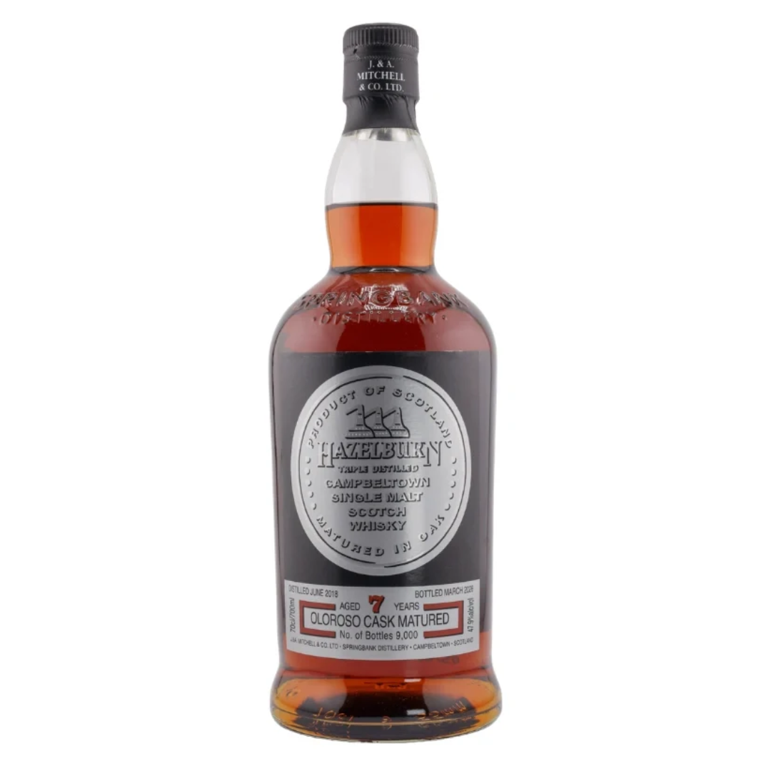 Hazelburn 7 Year Oloroso Sherry Cask Matured Scotch Whisky 700mL
