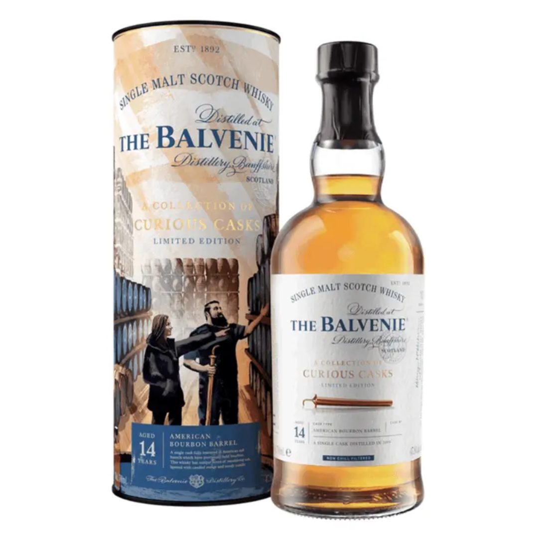 The Balvenie 14 Year Curious Casks American Bourbon Barrel Scotch 750mL