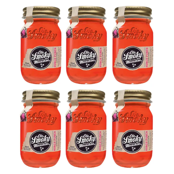 Ole Smoky Hunch Punch Lightnin' Moonshine Minis 6 x 50mL