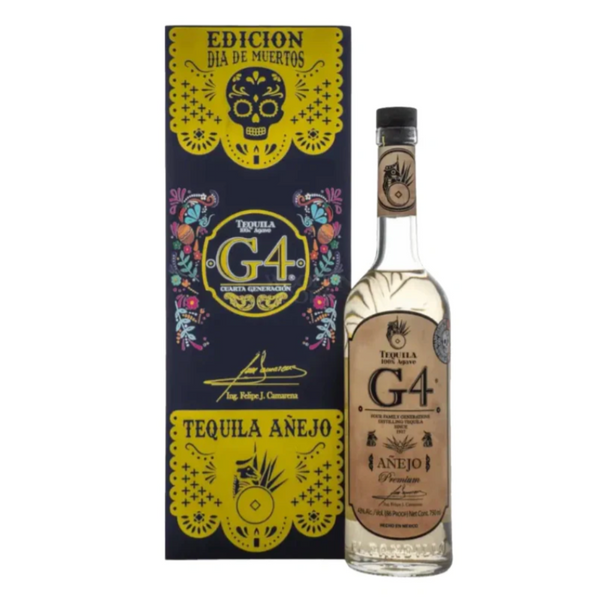G4 Tequila Añejo de Madera Día de Muertos 2025 Edition 750mL