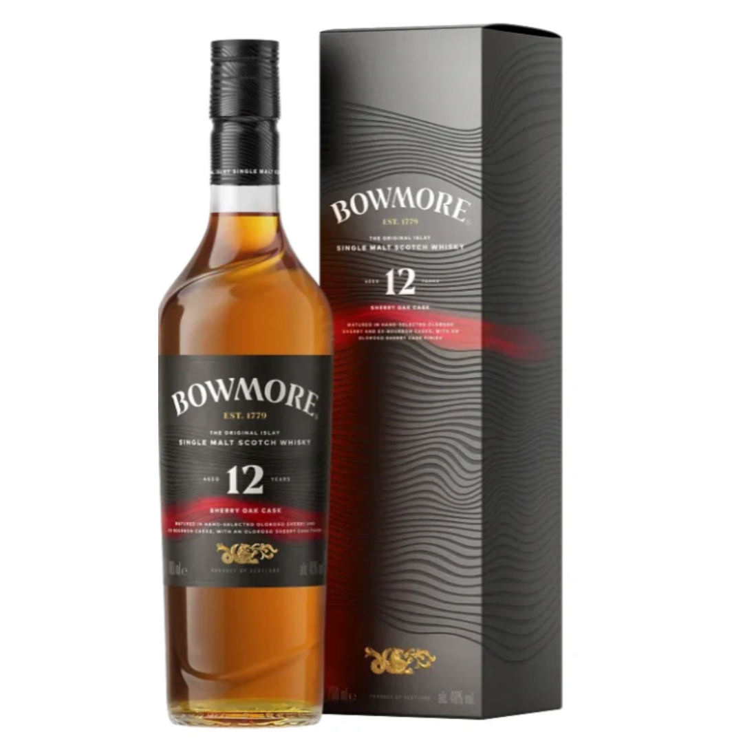 Bowmore 12 Year Sherry Oak Single Malt Scotch Whisky 700mL