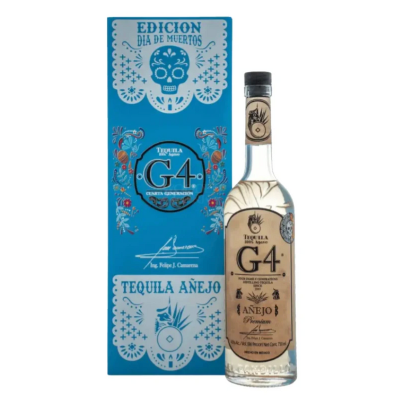 G4 Tequila Añejo de Madera Día de Muertos 2025 Edition 750mL