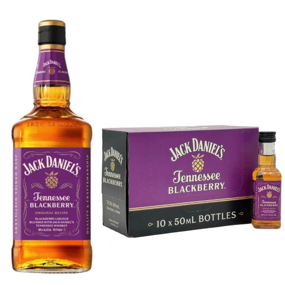 Buy Jack Daniel's Blackberry 750mL X 10-Pack 50-mL Shots Value