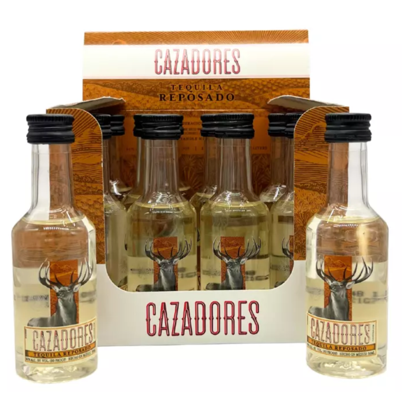 Cazadores Tequila Reposado Shooters 50mL x 12