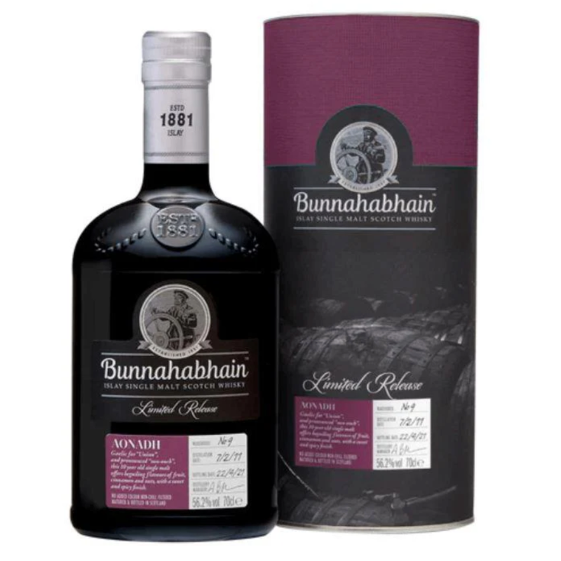 Bunnahabhain Aonadh Is 10 Year Single Malt Whisky 750mL