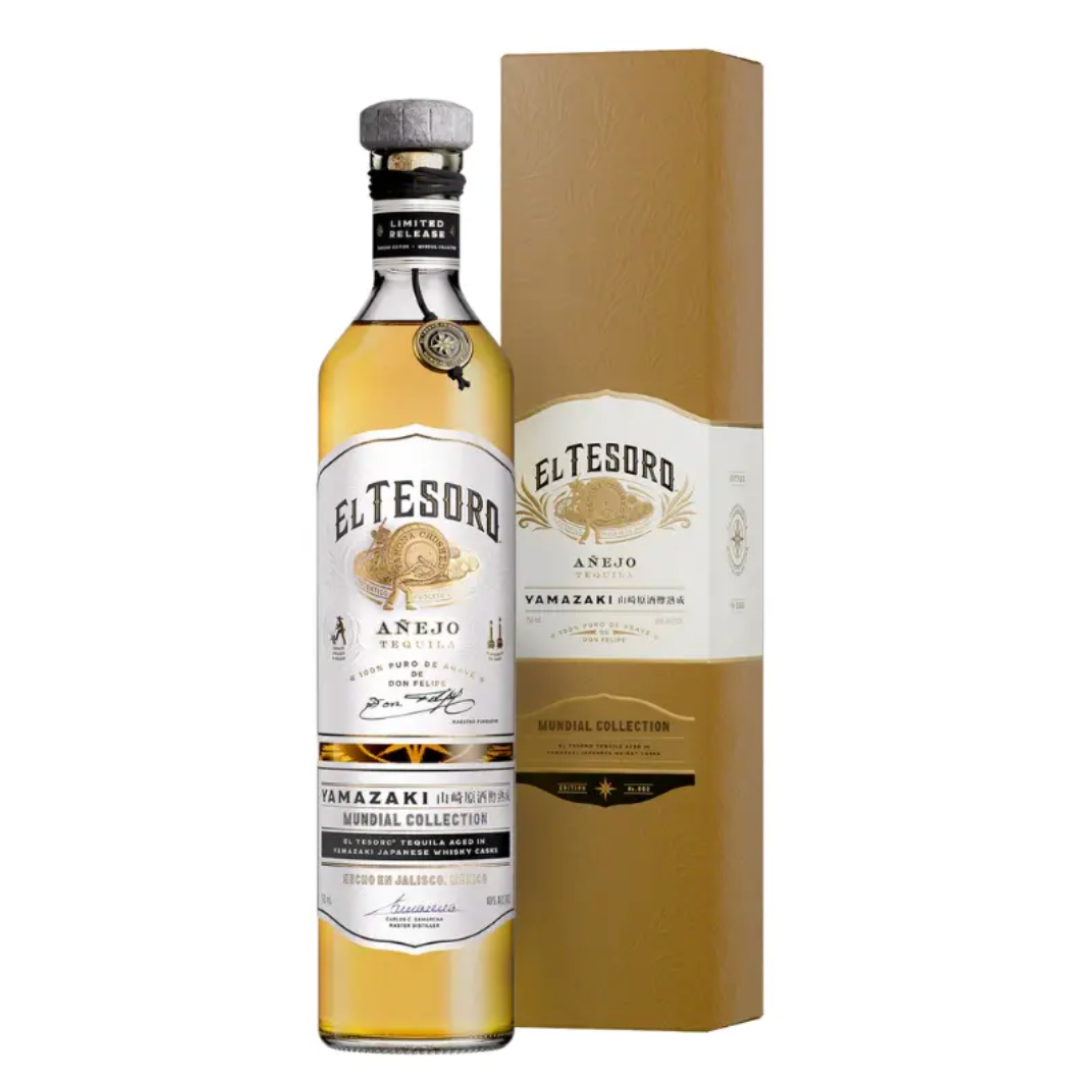 El Tesoro Mundial Collection Tequila Anejo: Yamazaki 750mL