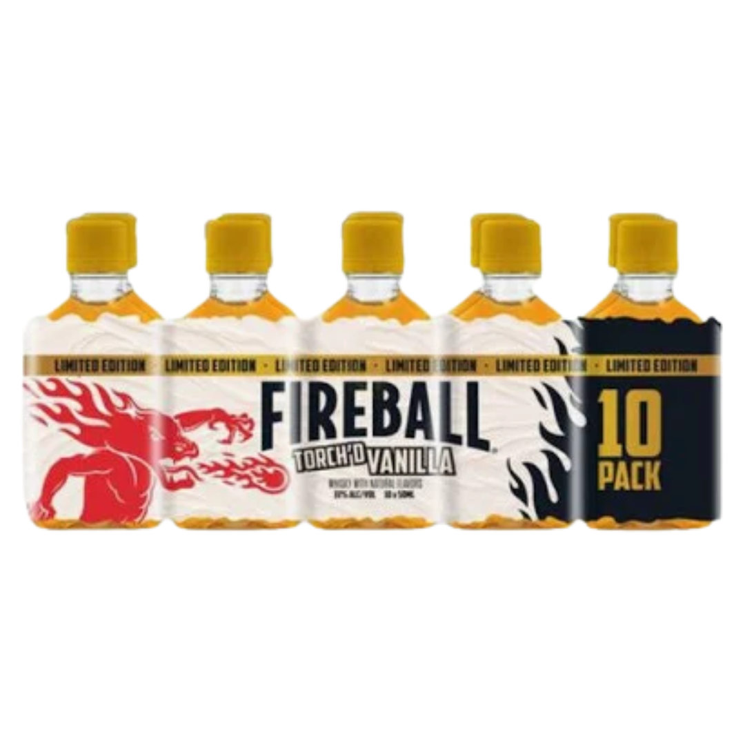 Fireball Vanilla Whisky 50mL 10-Pack