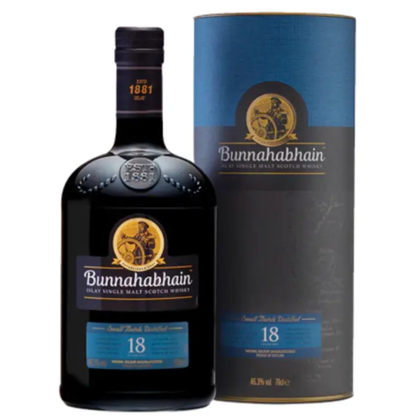 Bunnahabhain 18 Year Single Malt Whisky 750mL