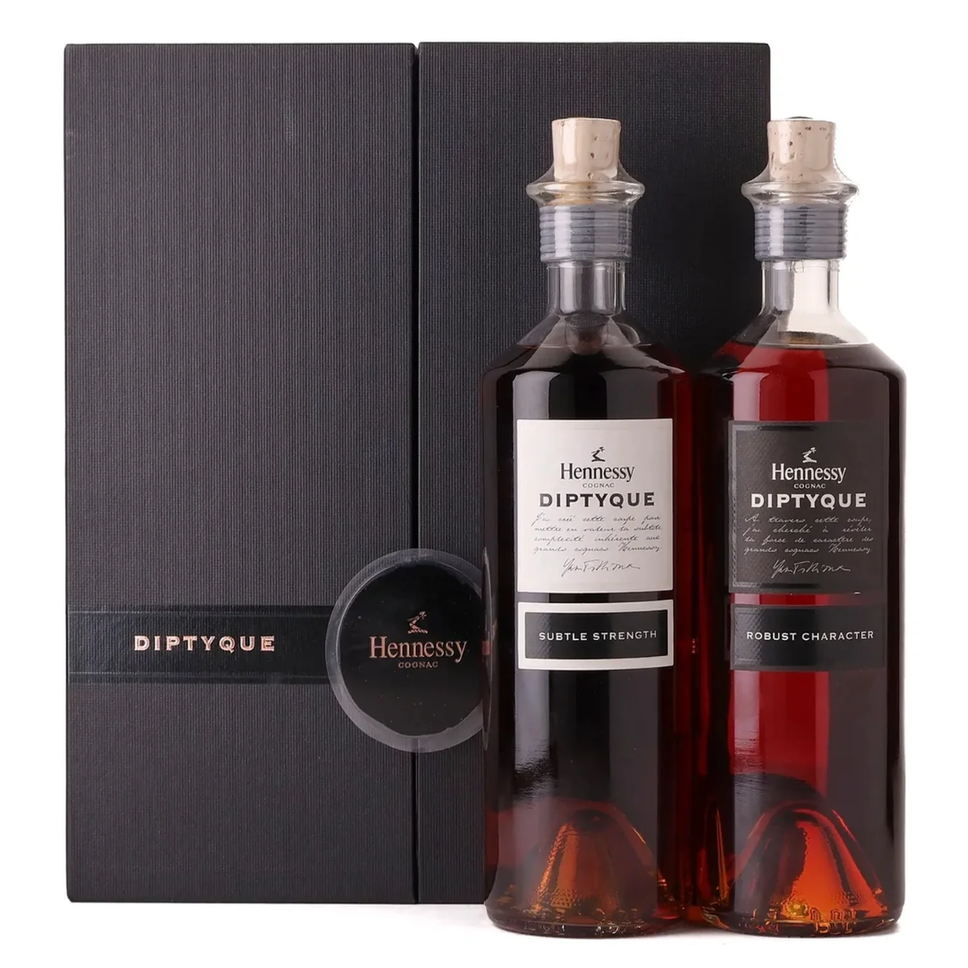 Hennessy Diptyque Cognac Set 2 Bottles, 500 mL