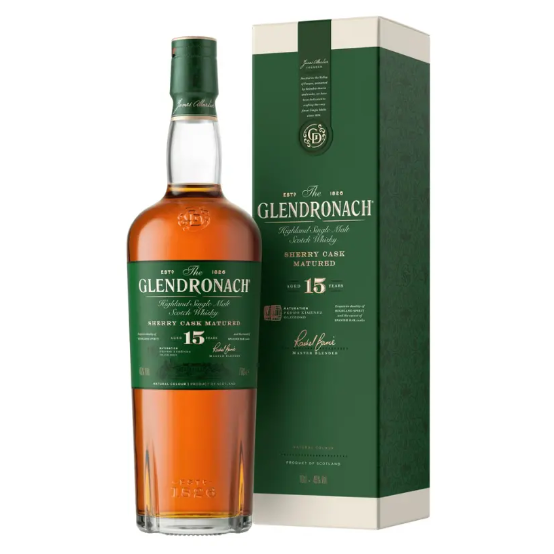 GlenDronach 15 Year Single Malt Scotch Whisky 700mL