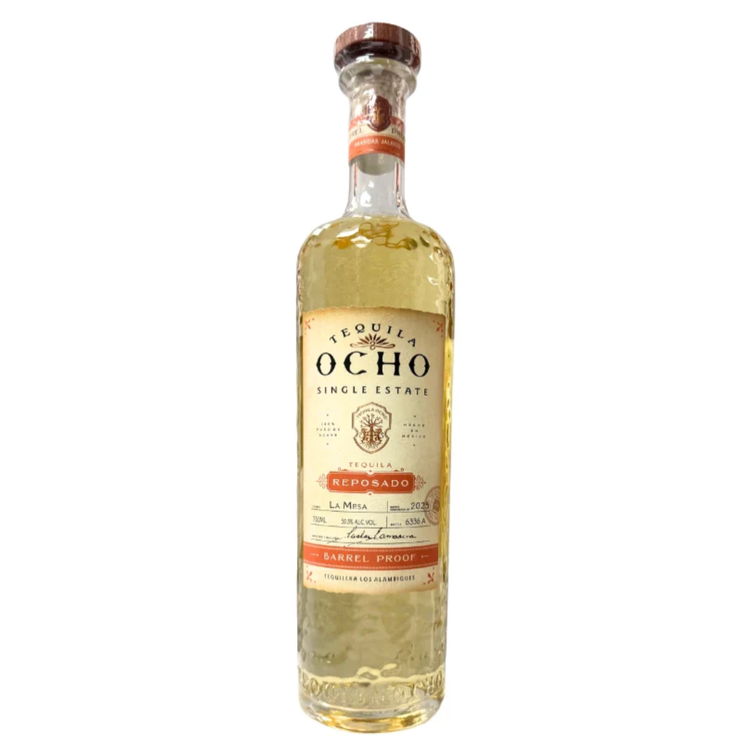 Tequila Ocho Reposado Barrel Proof La Mesa 2025 750mL