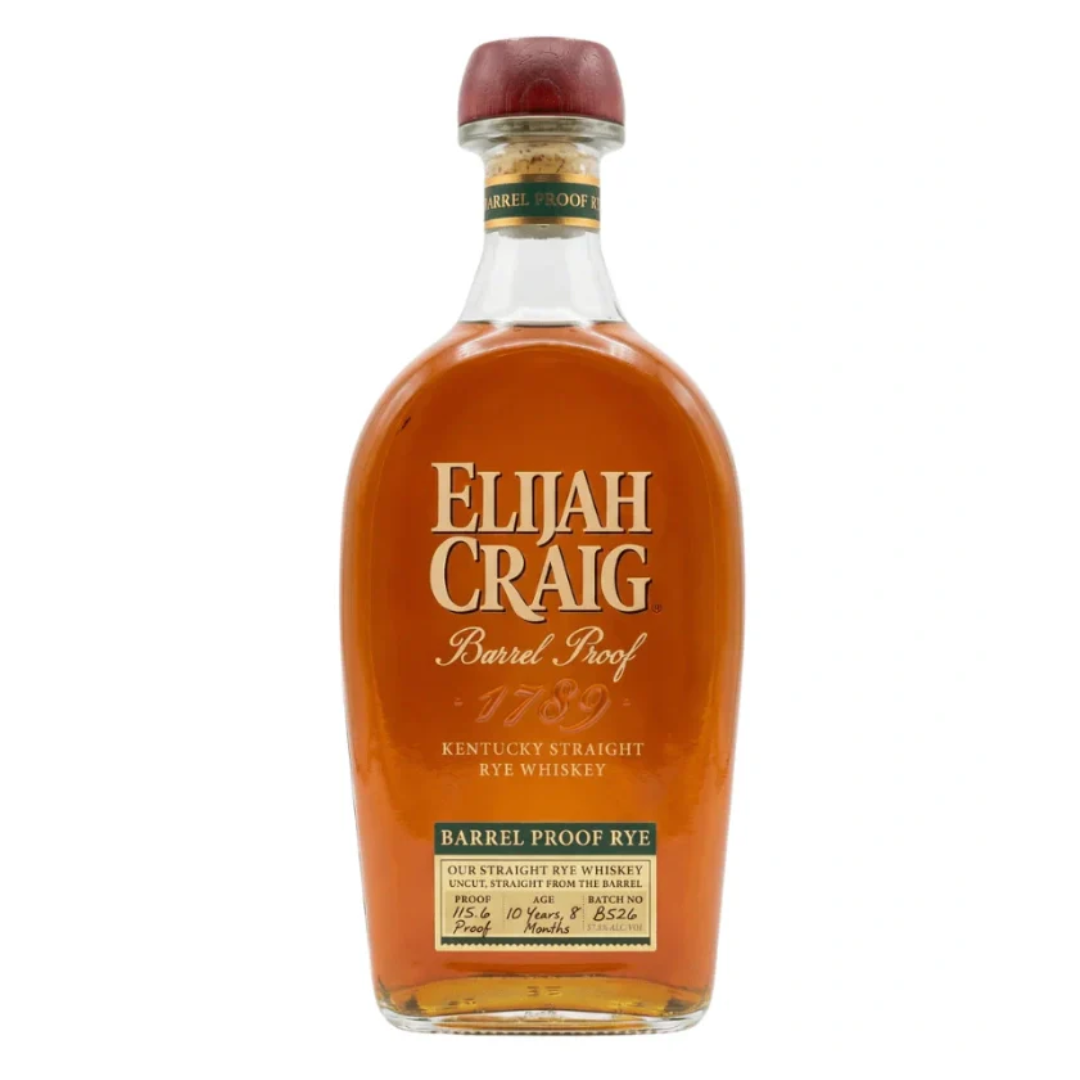 Elijah Craig Barrel Proof Rye Whiskey Batch B526 750mL