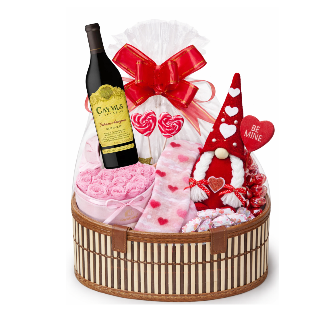 Caymus Cabernet Valentines Gift Basket