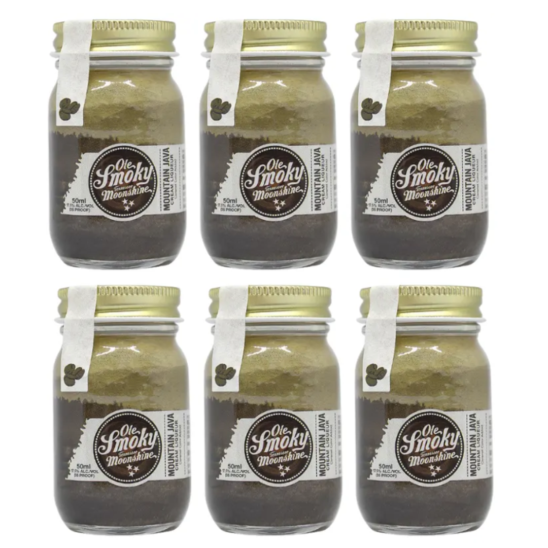 Ole Smoky Mountain Java Coffee Cream Moonshine Minis 6 x 50mL