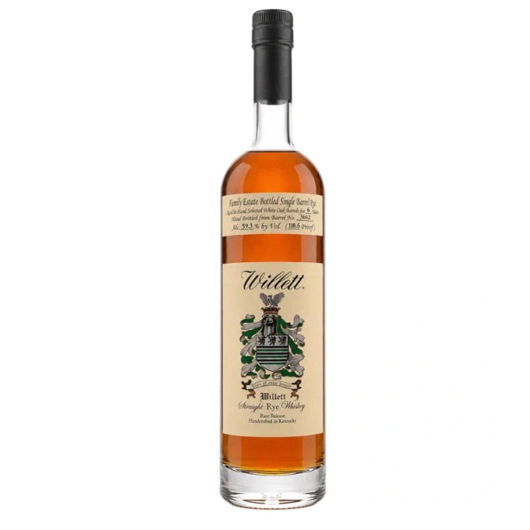 Willett Family Estate 6 Year Single Barrel Rye #3662 