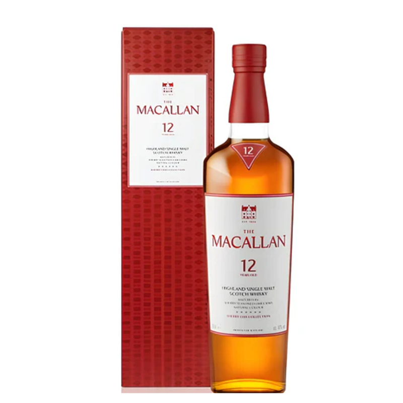 The Macallan 12 Year Old Sherry Oak Scotch Whisky 750 mL