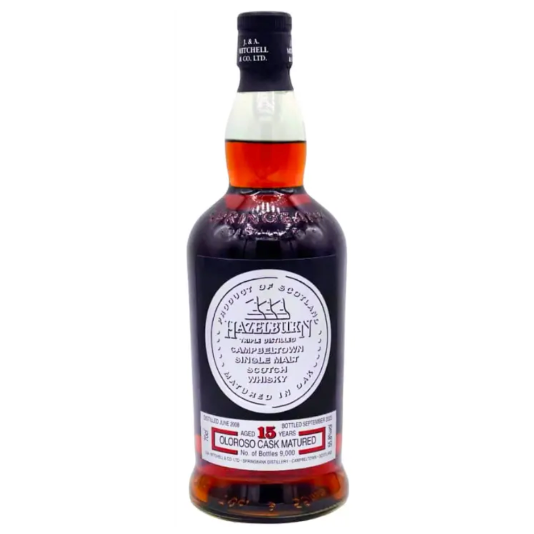 Hazelburn 15 Year Old Oloroso Cask Matured 2023 Release 700mL