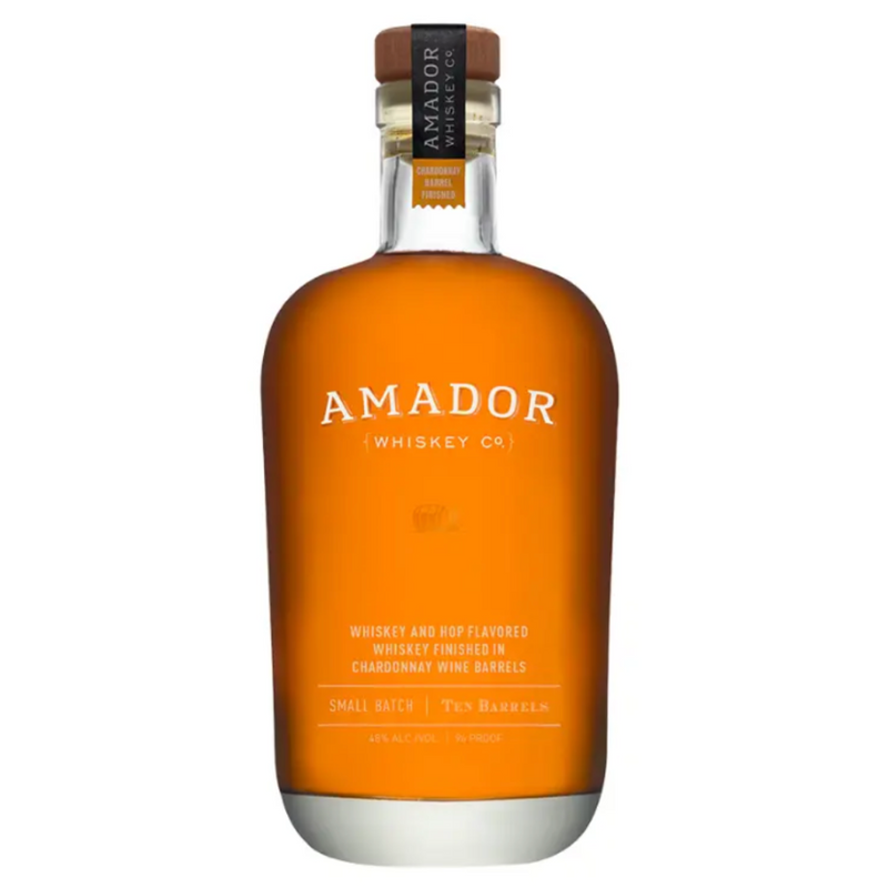 Amador Whisey Co Chardonnay Barrel Finish Hop Whiskey 750mL