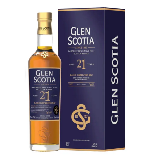 Glen Scotia 21 Year Old Single Malt Scotch Whisky 750mL
