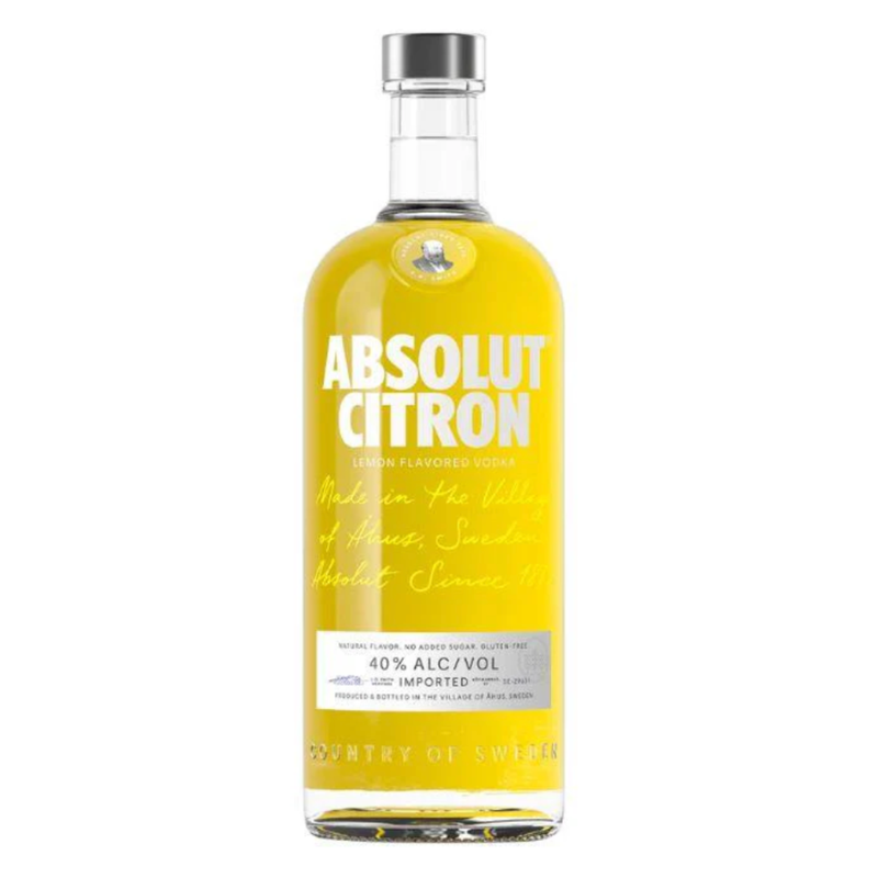 Absolut Citron Vodka 750mL