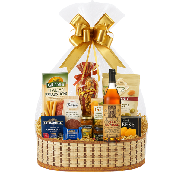 Old Rip Van Winkle 10 Year Bourbon Gift Basket