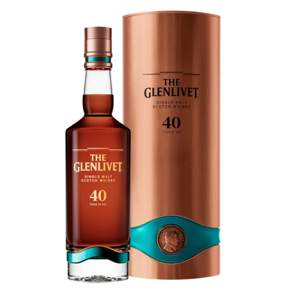 The Glenlivet 40 Year Old Single Malt Scotch Whiskey 700mL
