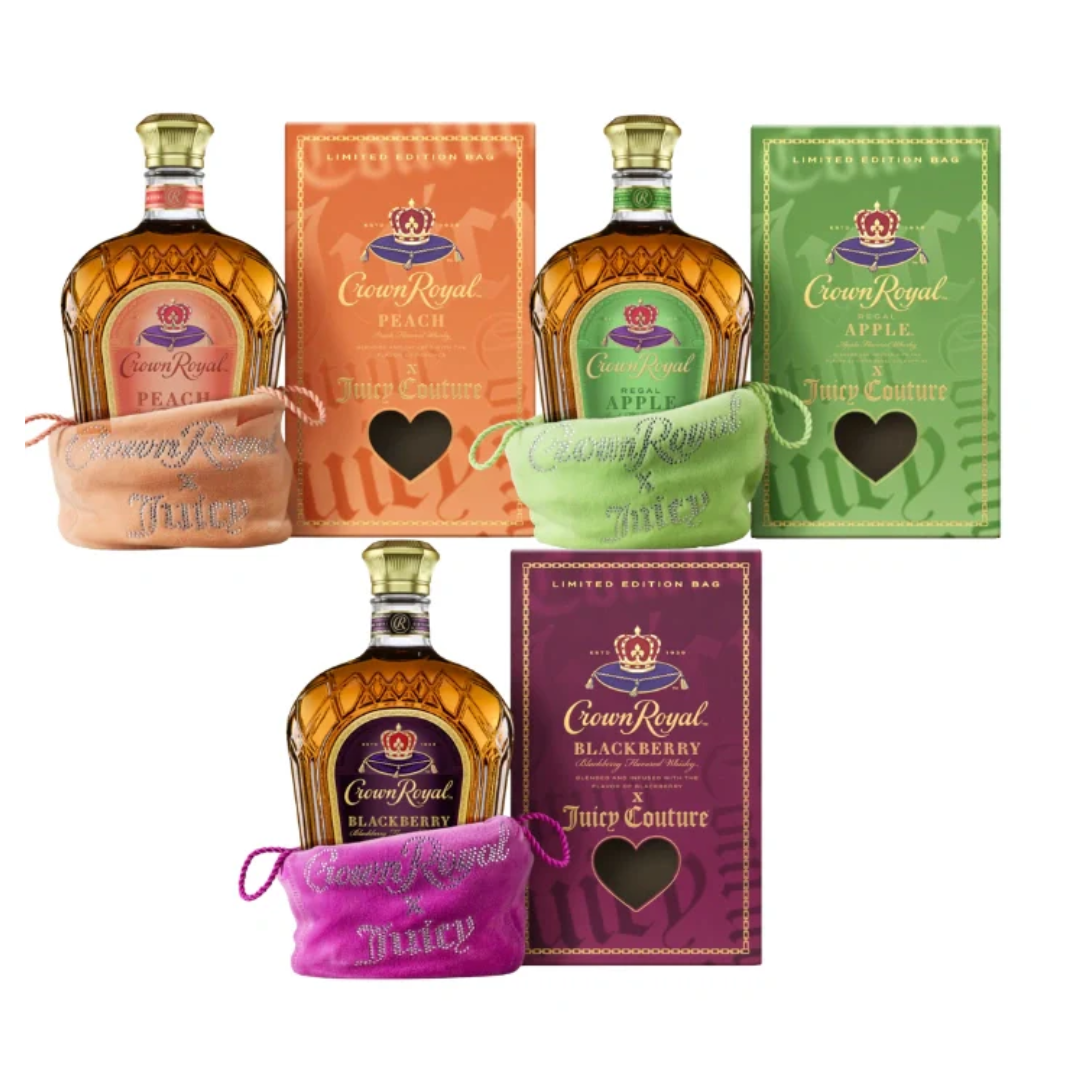 Crown Royal Whisky X Juicy Couture Value Bundle 750mL