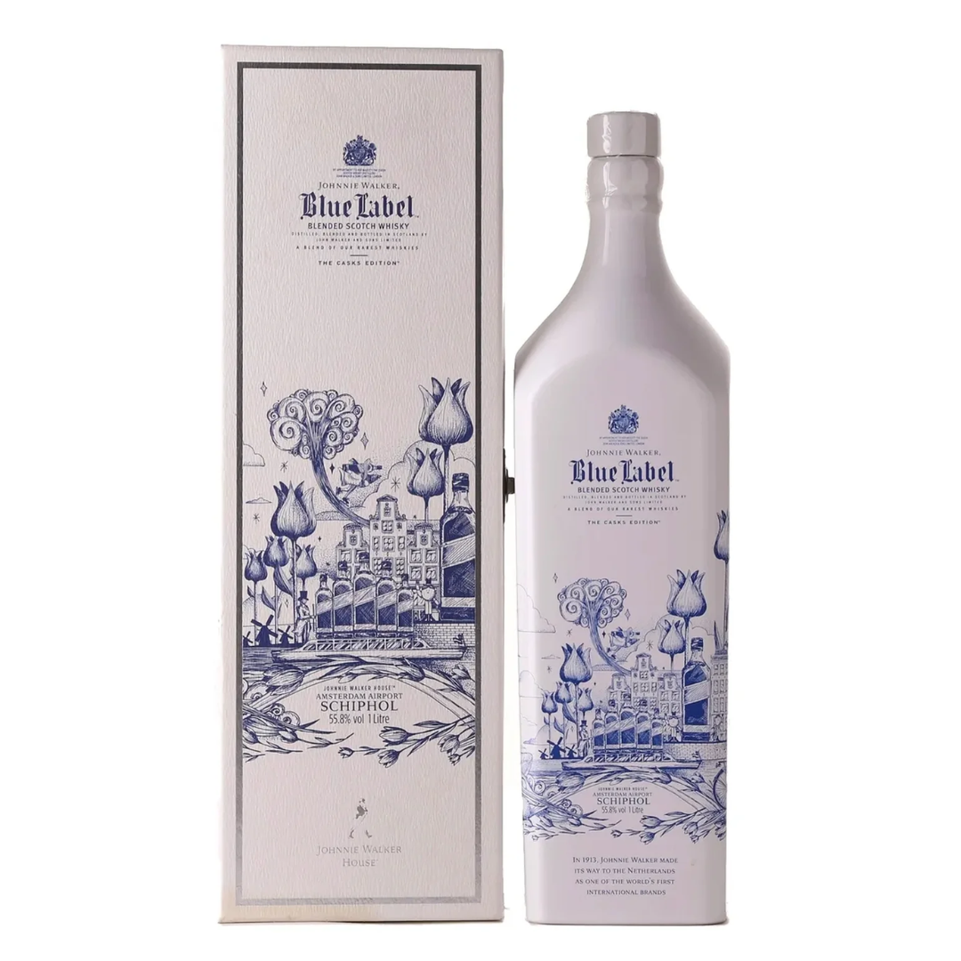 Johnnie Walker Blue Label: Schiphol Blended Scotch 1L