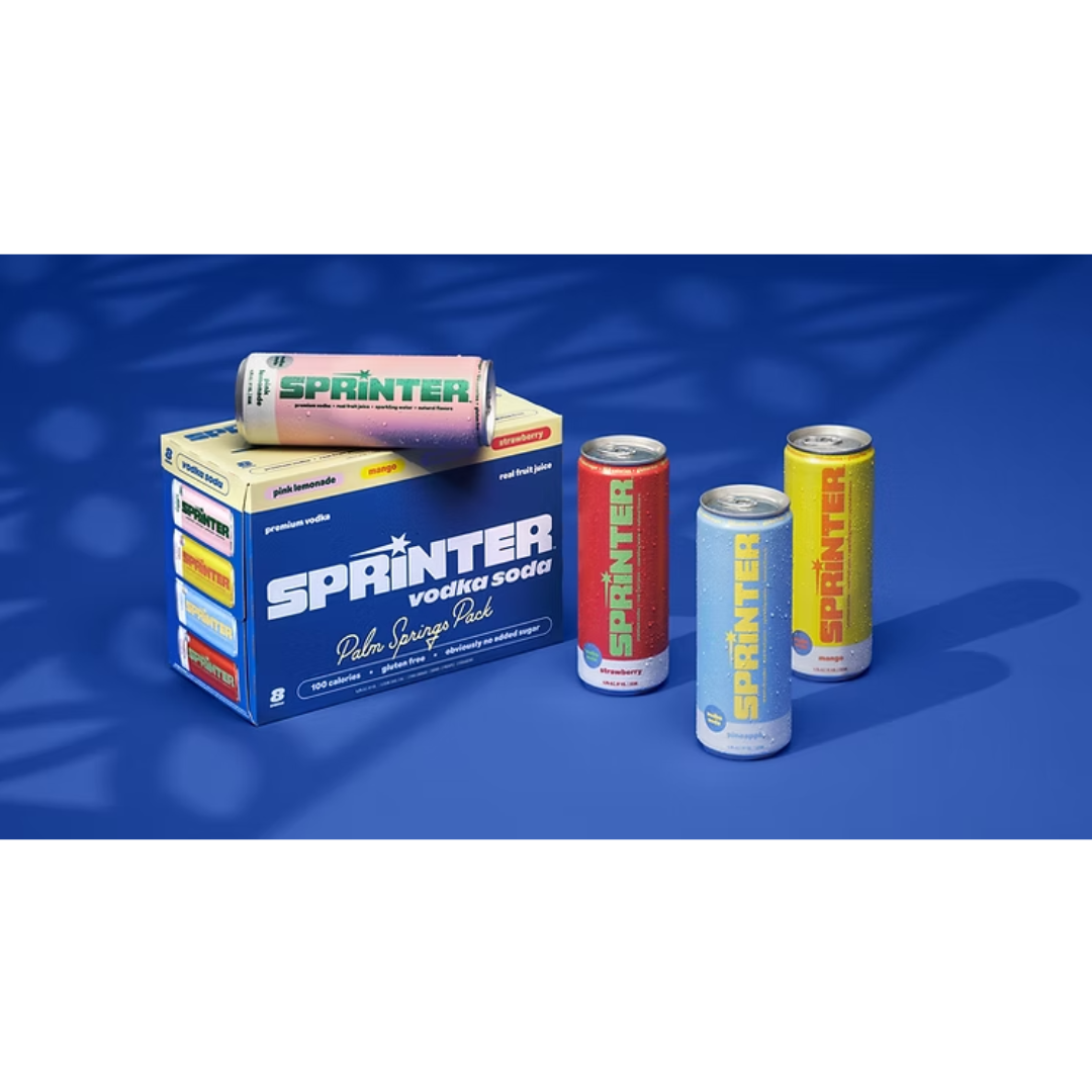 Sprinter Vodka Soda Palm Springs Edition 8-Pack