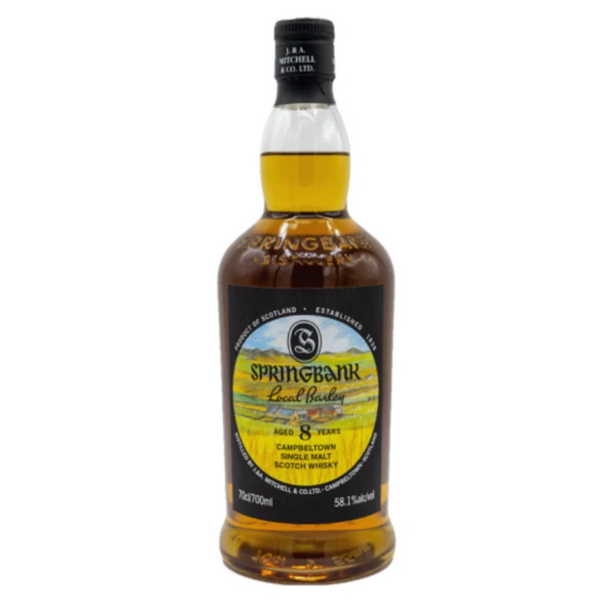 SpringBank Local Barley 8 Year Single Malt Scotch Whisky 2025 Release 750mL