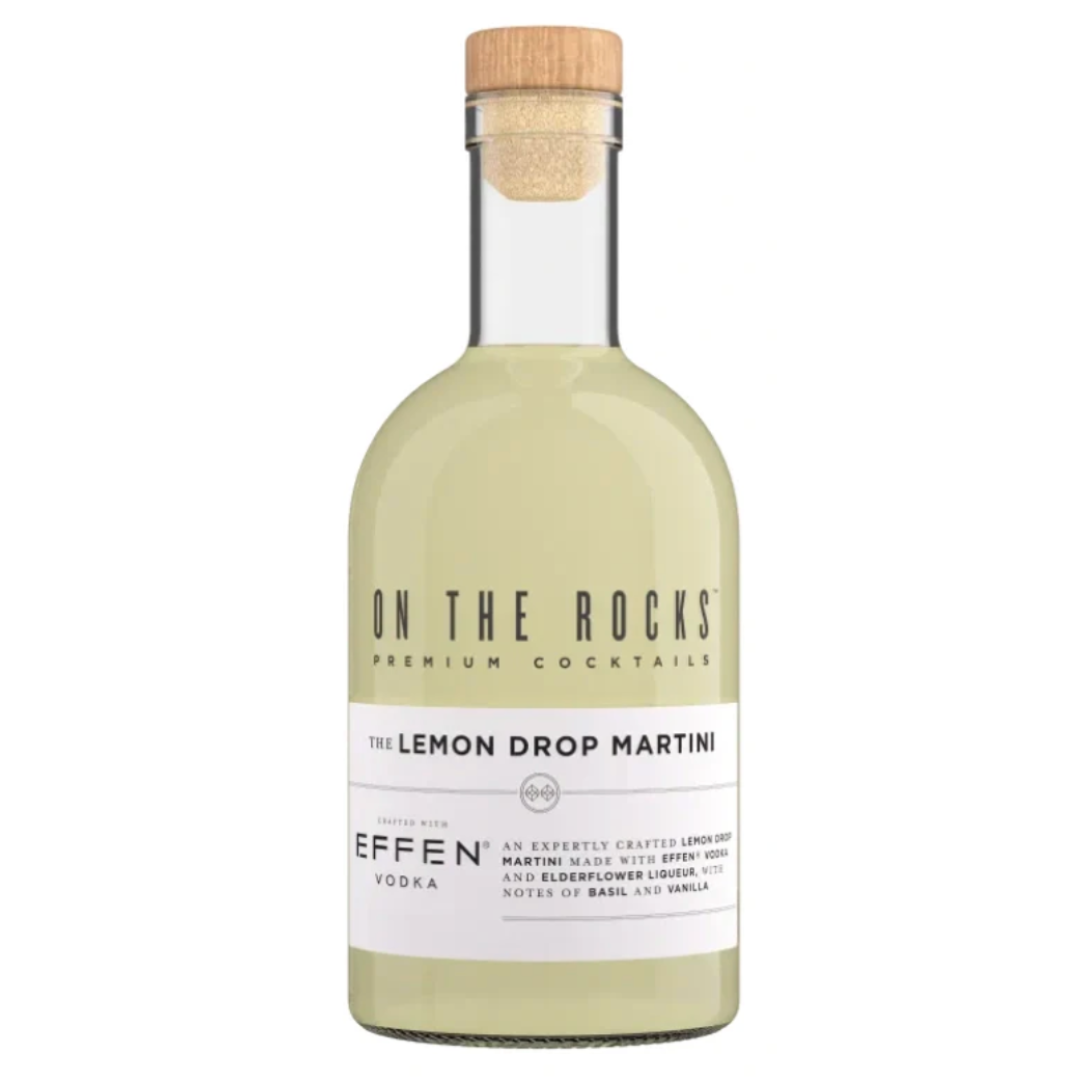 On The Rocks Lemon Drop Martini Cocktail 375mL