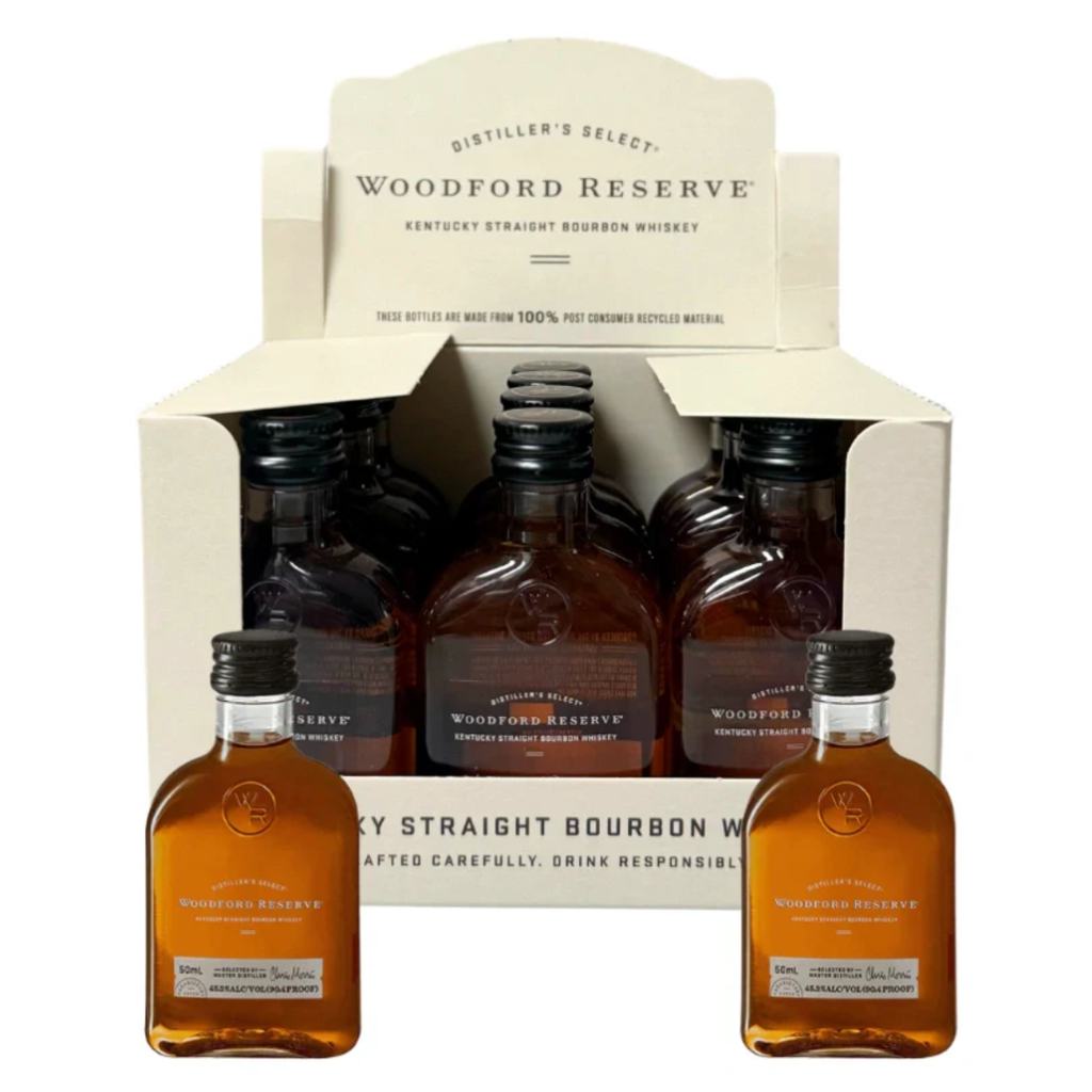 Buy Woodford Reserve Bourbon Shooters 12 x 50mL Online| Whiskey Caviar
