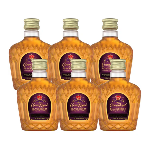 Crown Royal Blackberry Whisky Shooters 6 X 50mL