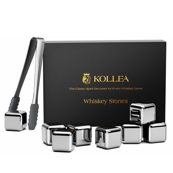 Whiskey Stones 8 Pack Metal Reusable Ice Cubes