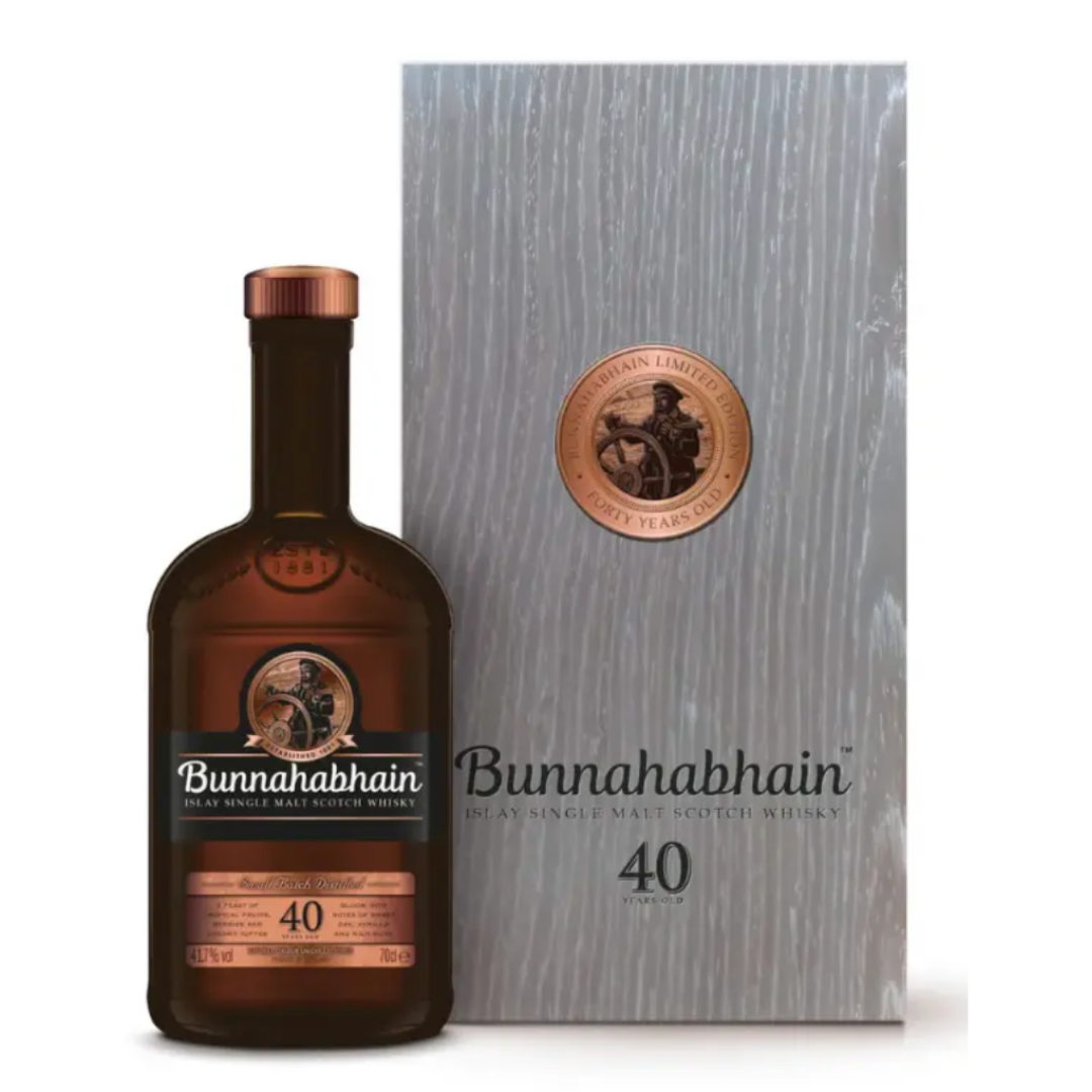 Bunnahabhain 40 Year Islay Single Malt Scotch Whisky 700mL