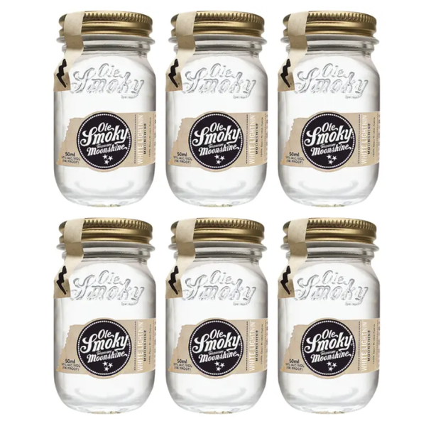 Ole Smoky White Lightning Moonshine Minis 6 x 50mL