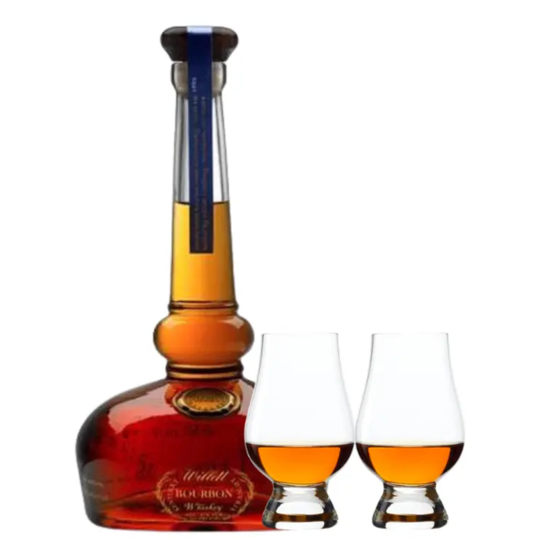 Willett Pot Still Reserve Bourbon Whiskey & Glencairn Set Bundle