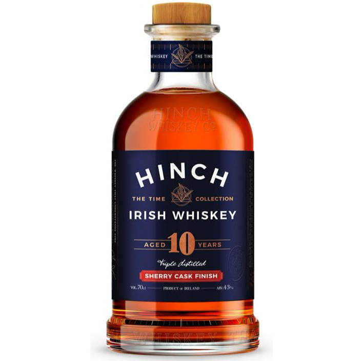 Hinch Distillery 10 Year Old, Sherry Cask Finish Irish Whiskey 750 mL