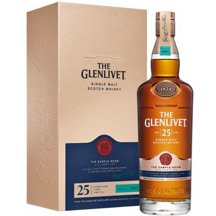 Glenlivet XXV (25 Year Old) Single Malt Scotch Whisky 750mL