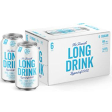 THE LONG DRINK COMPANY ZERO COCKTAIL 6PK