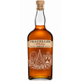 Engraved Christmas Traveller Whiskey 750 mL