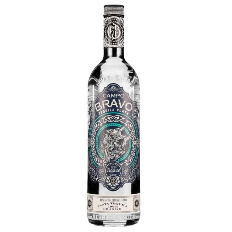 Campo Bravo Plata Tequila 100% de Agave 80 Proof