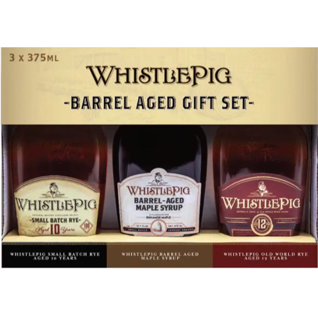 Whistlepig Barrel Aged Gift Set 3x375mL