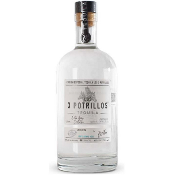 Tres Potrillos Tequila Triple Distilled Blanco