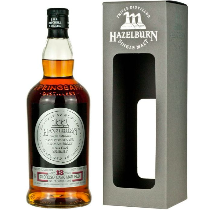 Hazelburn Single Malt 13 Year Old Scotch 750 mL