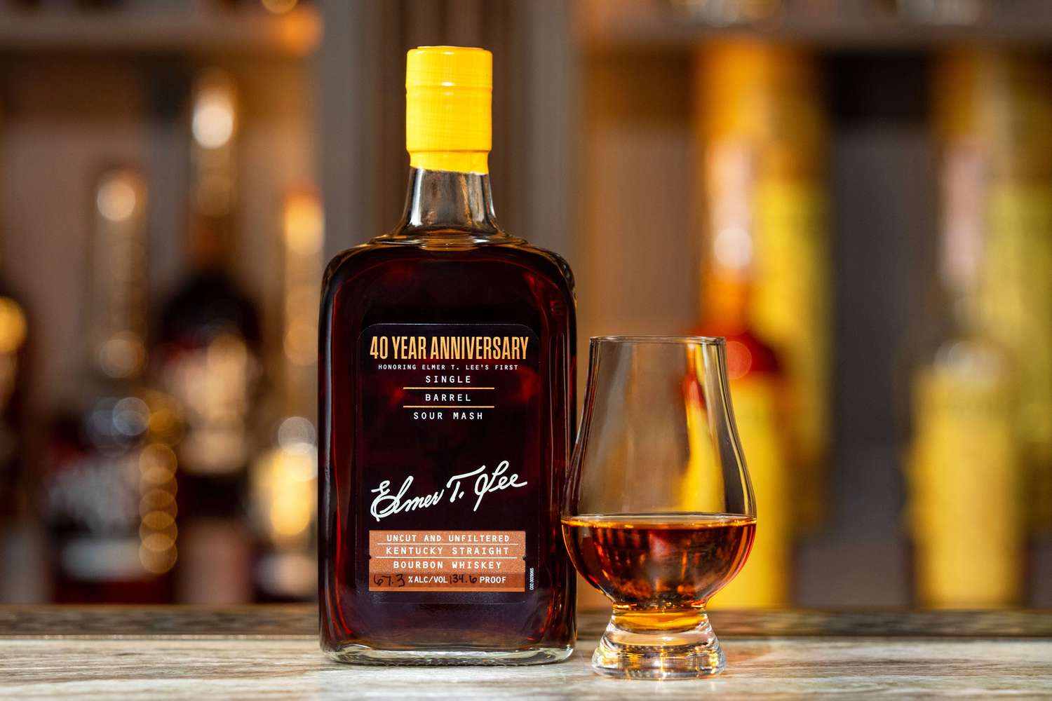 Elmer T. Lee 40th Anniversary Bourbon Whiskey 750 mL
